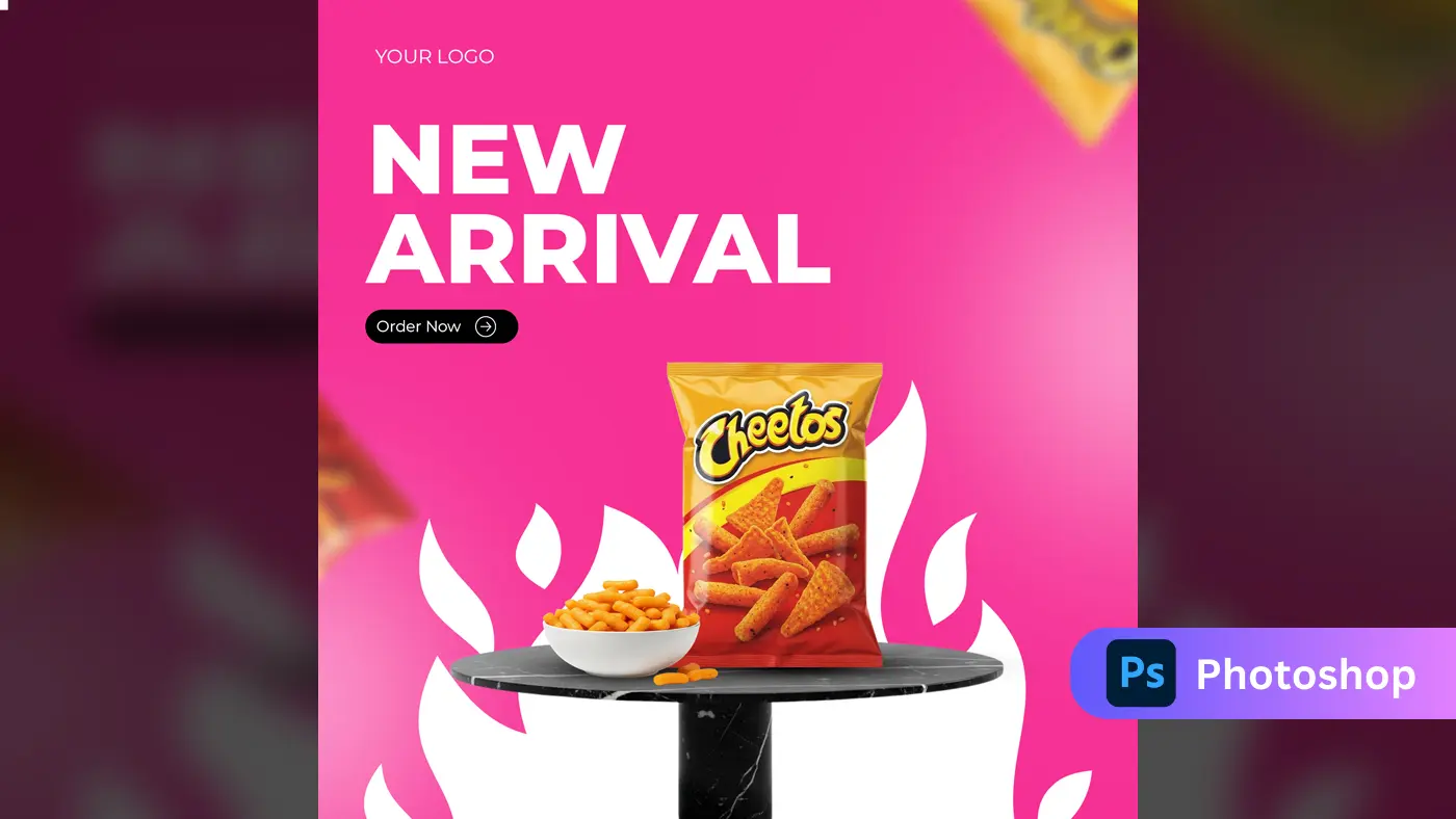 Bold Snack Product Promo Template