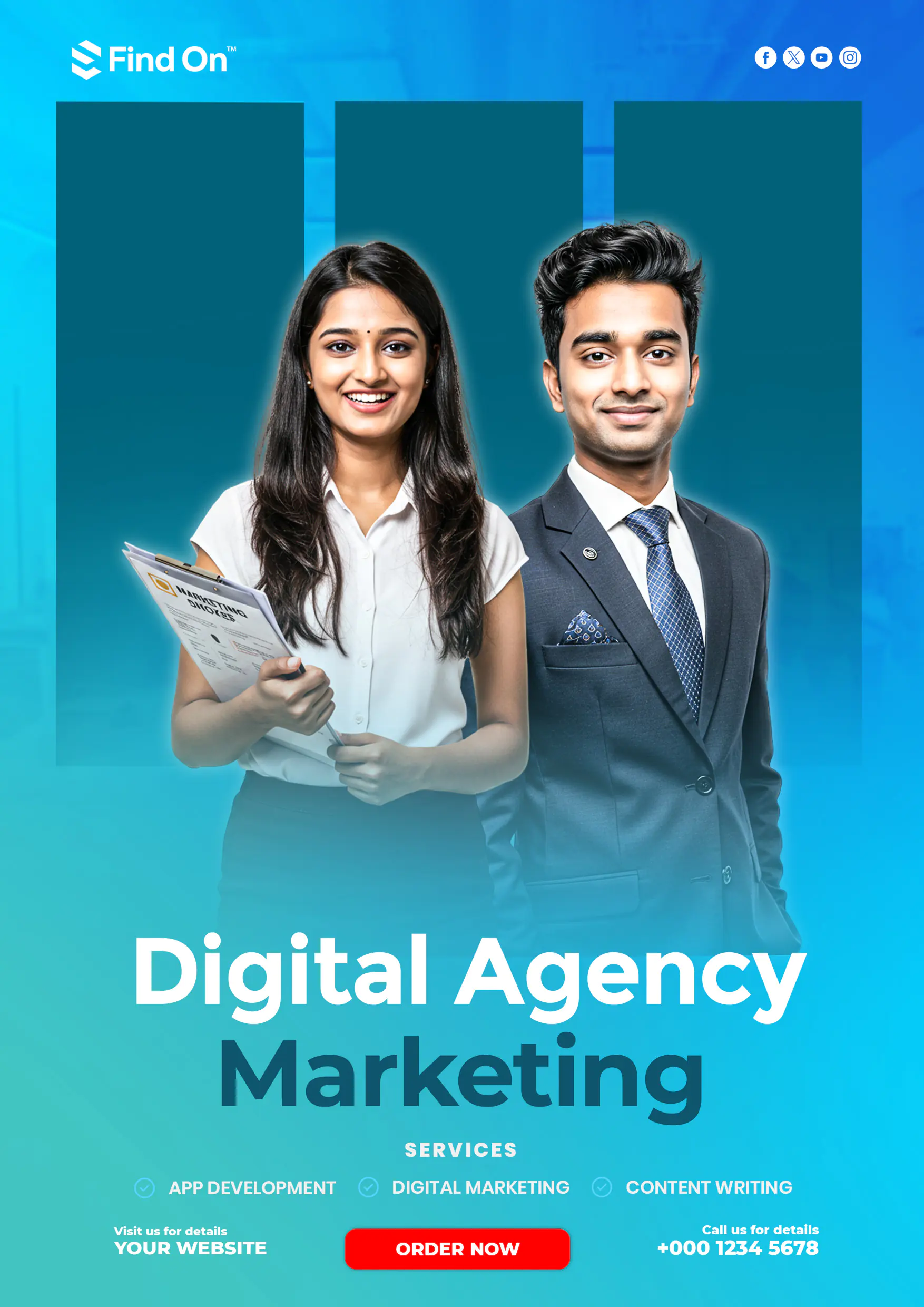 Digital Agency Marketing Services Template
