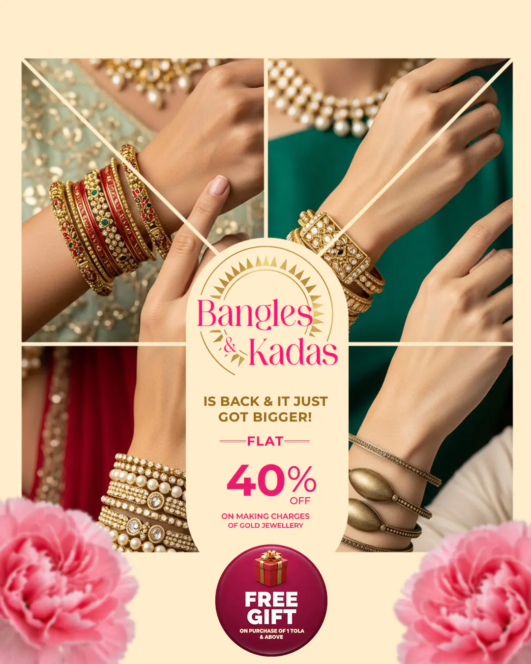 Bangles and Kadas Jewelry Promotion Template