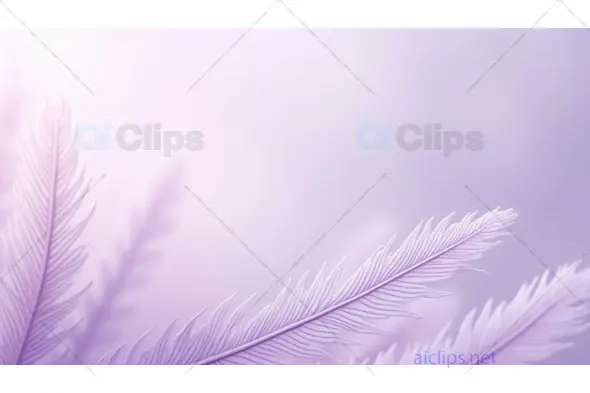 Soft Lavender Feather Background Design