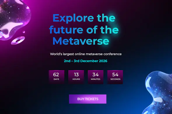 Enhanced Futuristic Metaverse Conference Landing Page