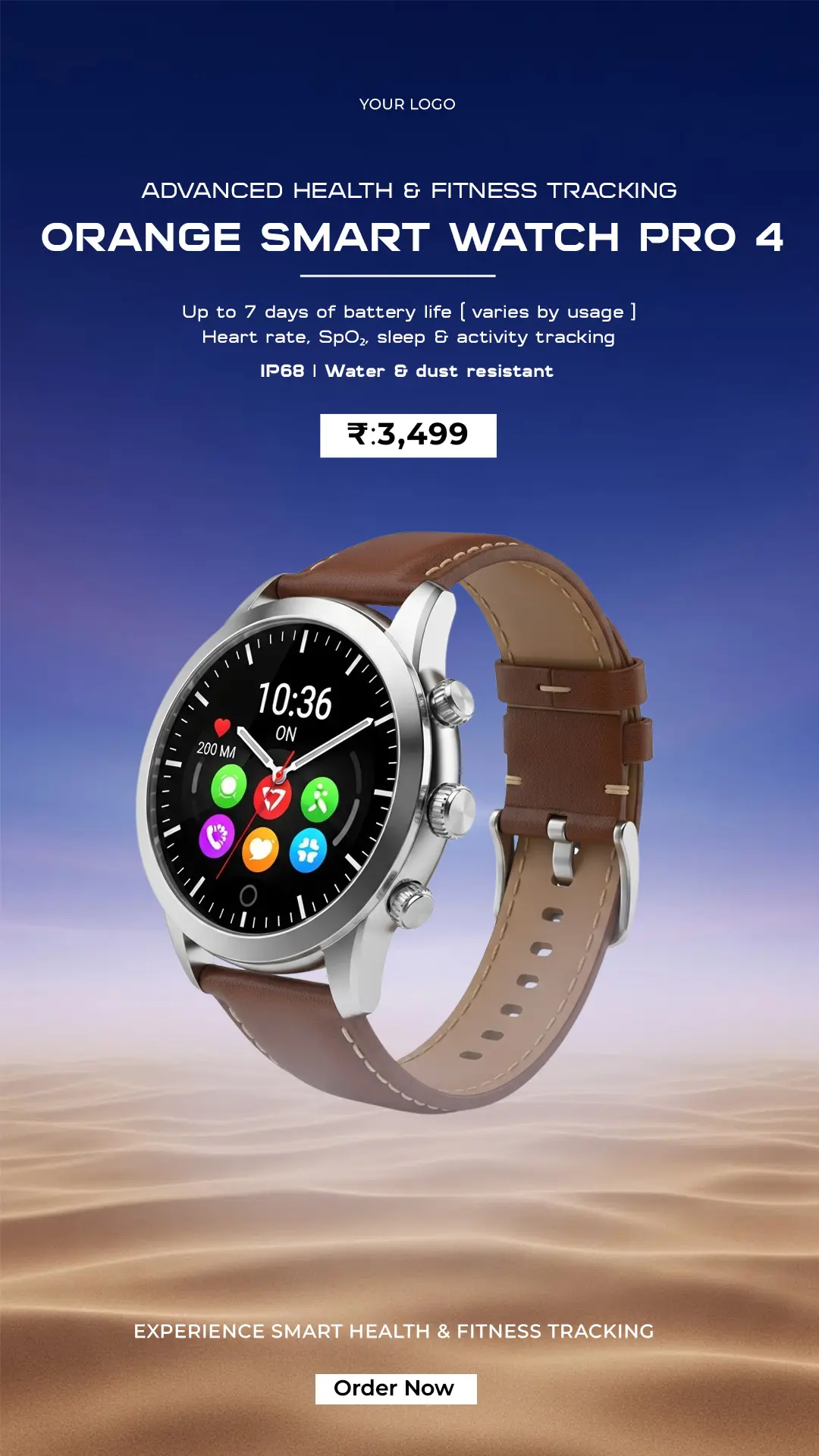 Wearable Technology Ad Template