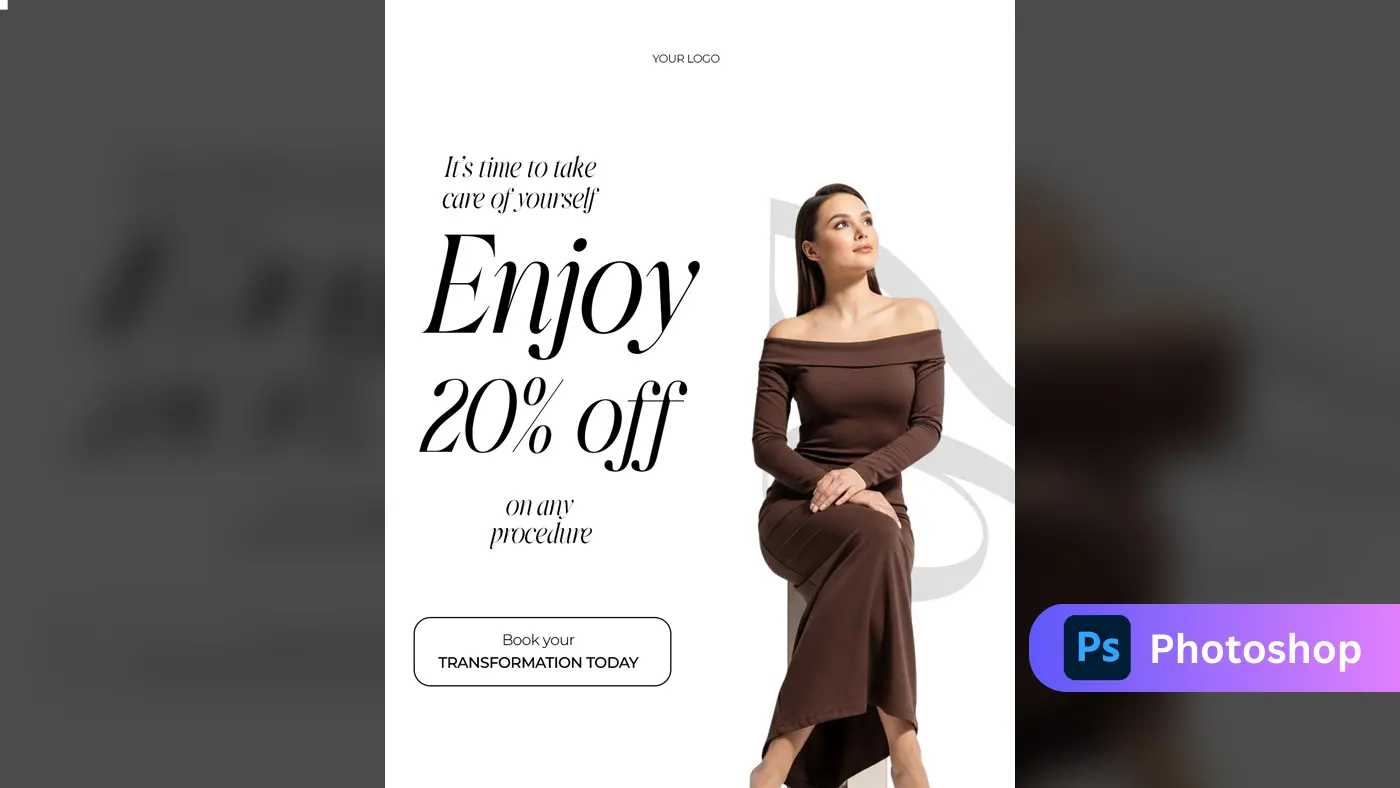 Chic Beauty & Wellness Promotion Template