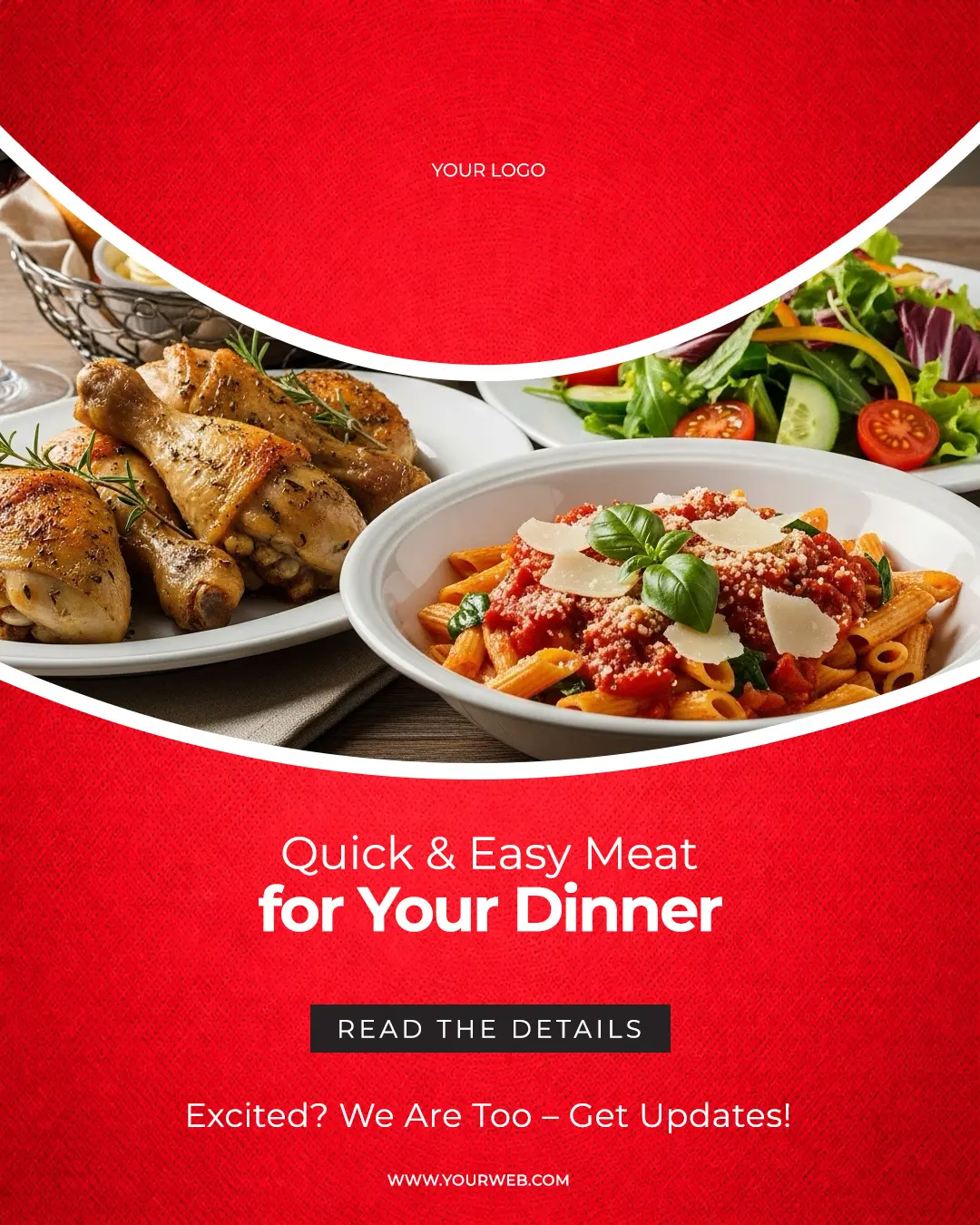 Restaurant & Food Delivery Ad Template