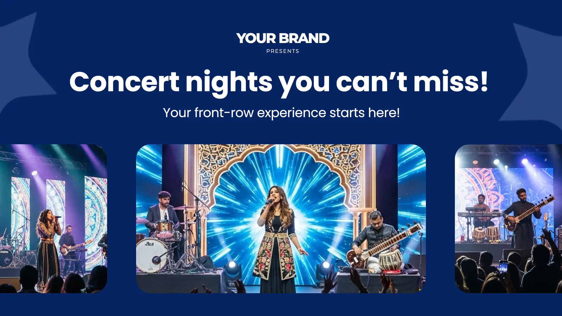 Concert Promotion Banner Template