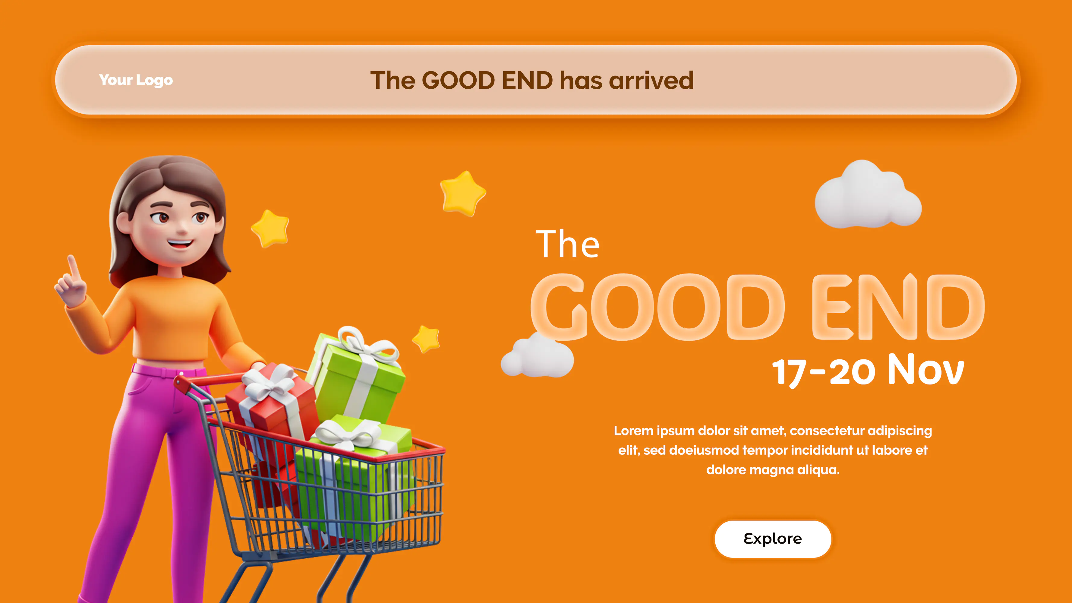 Year-End Sale Promotion Template