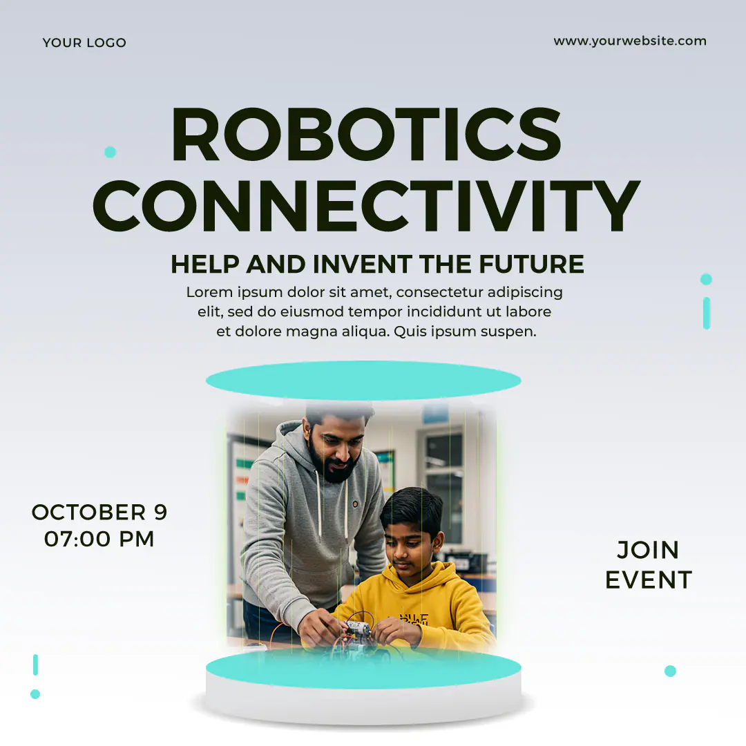 Futuristic Robotics Event Promo Template