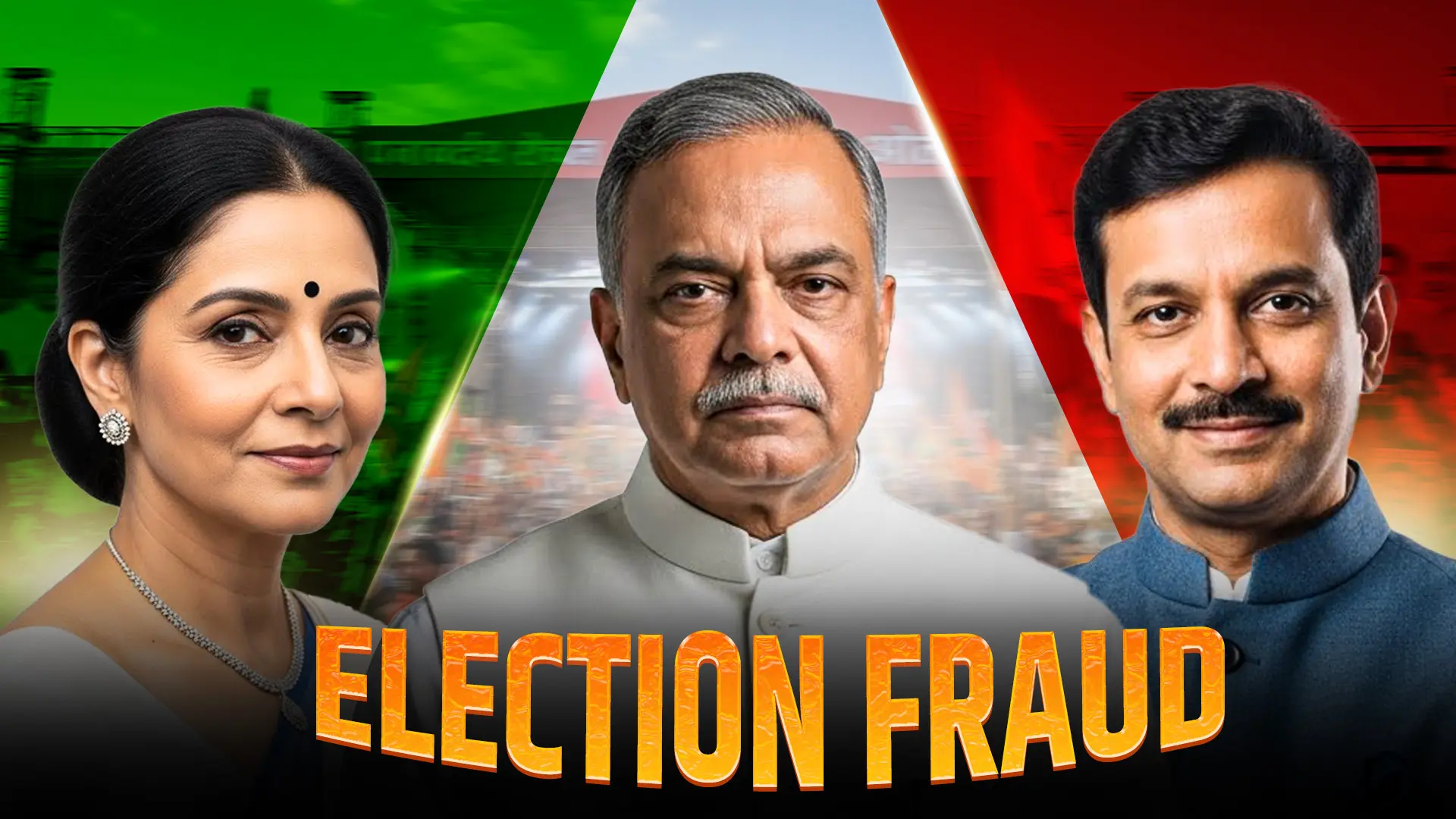 Indian Politics Thumbnail Template