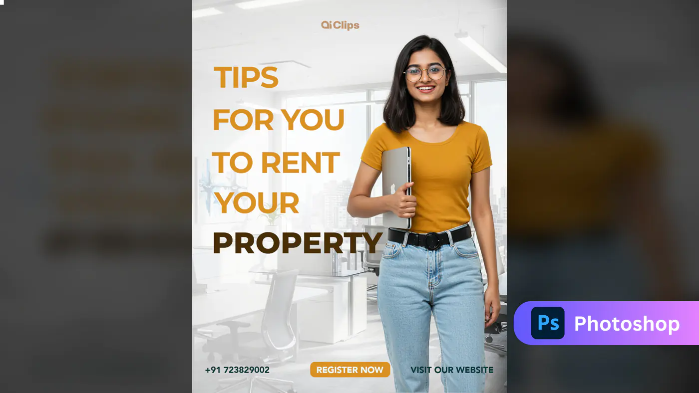 Enhanced Property Rental Tips Social Media Template