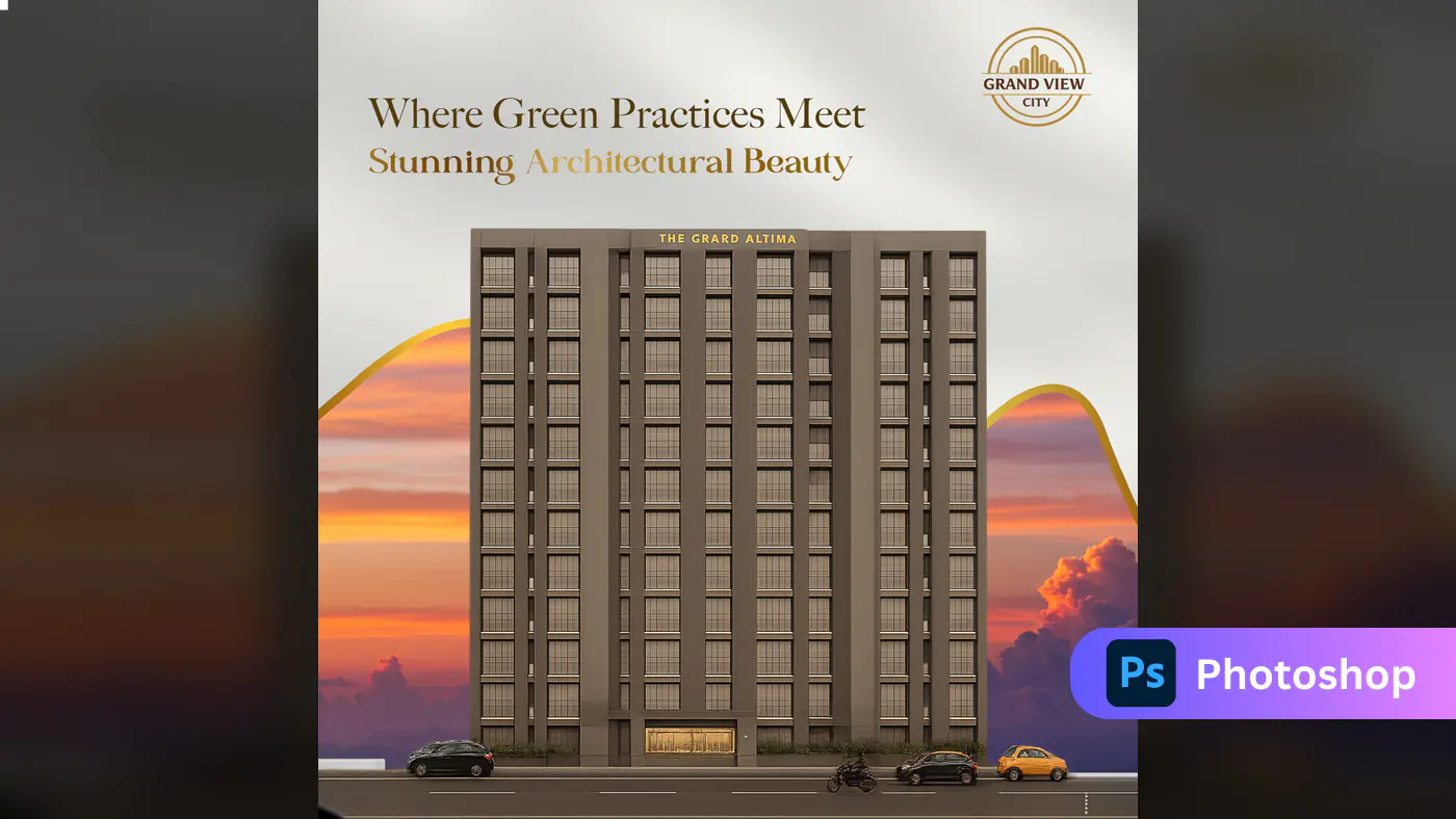 Eco-Friendly Luxury Hotel Ad Template