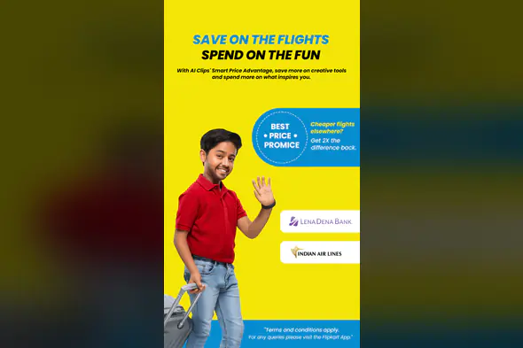 AI Clips Travel Savings Promotion Template