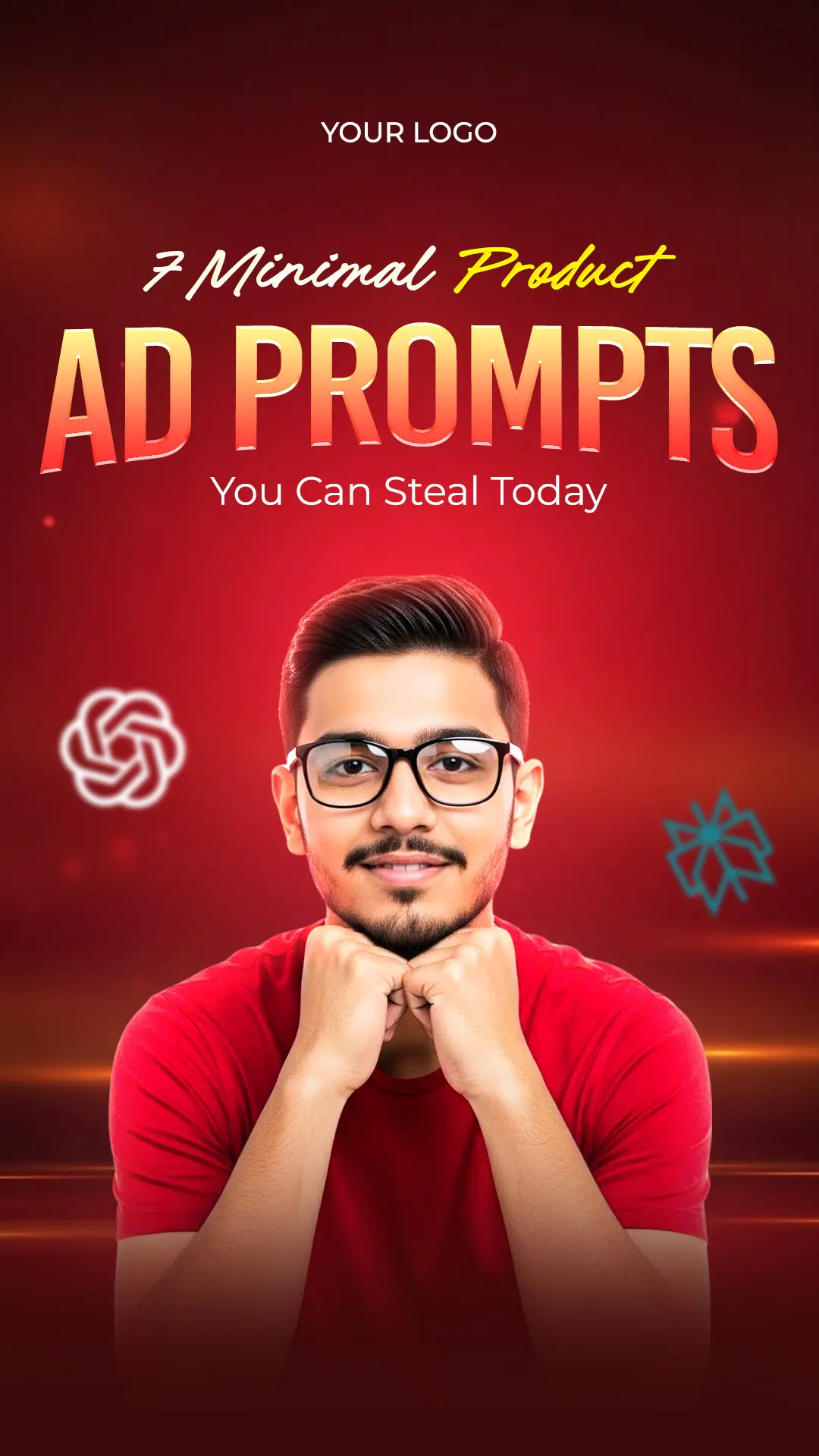 Marketing Ad Prompts Thumbnail Template