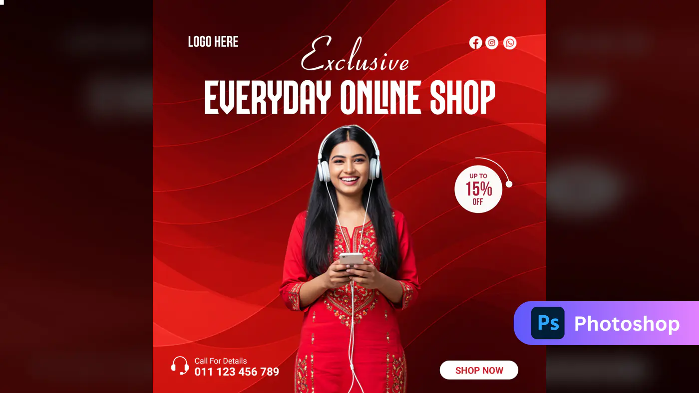 Vibrant E-commerce Promo Template
