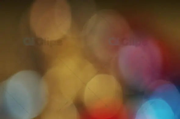 Warm Yellow and Red Bokeh Lights for Festive Motion Graphics