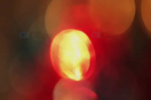 Vibrant Red and Yellow Bokeh Lights for Festive Motion Graphics