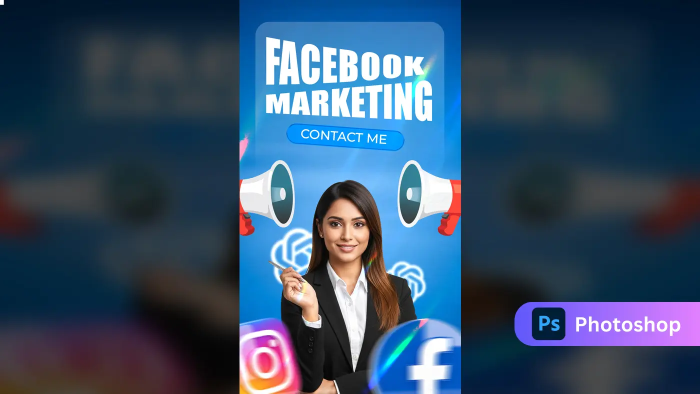 Social Media Marketing Pro Flyer Template