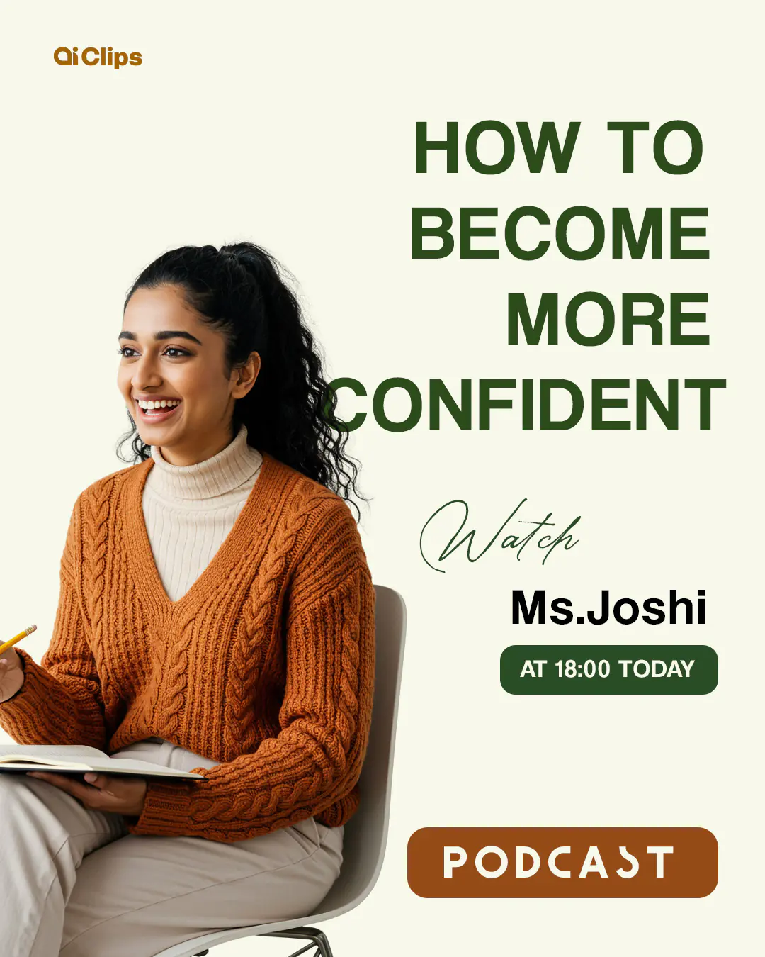 Enhanced Confidence Building Podcast Promotion Template