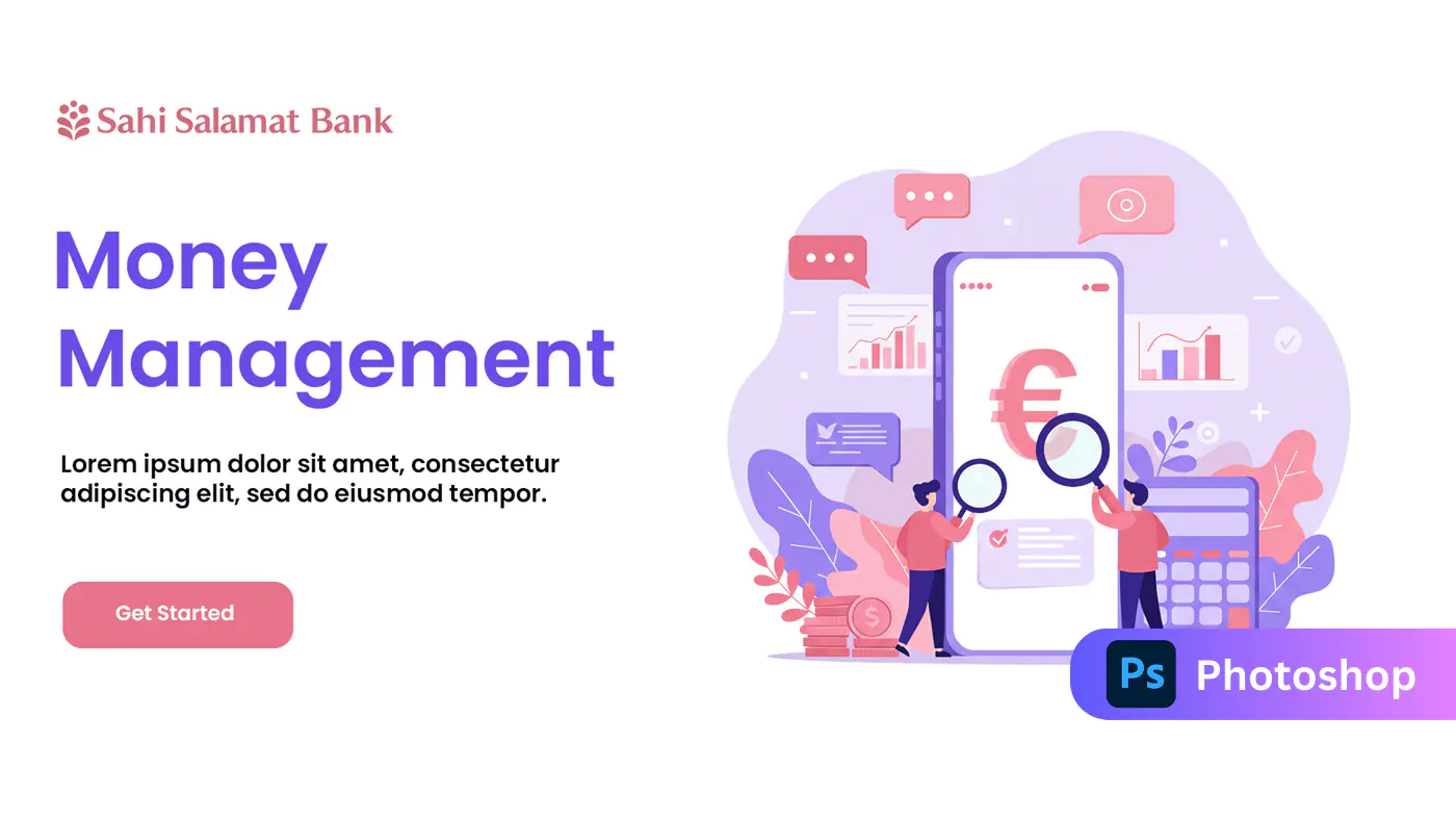 Digital Money Management Landing Page