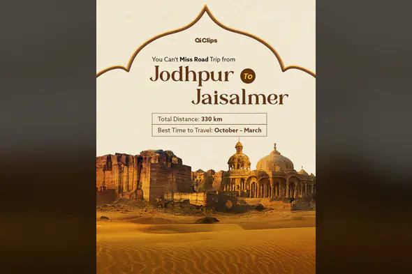 Enhanced Rajasthan Road Trip Poster Template
