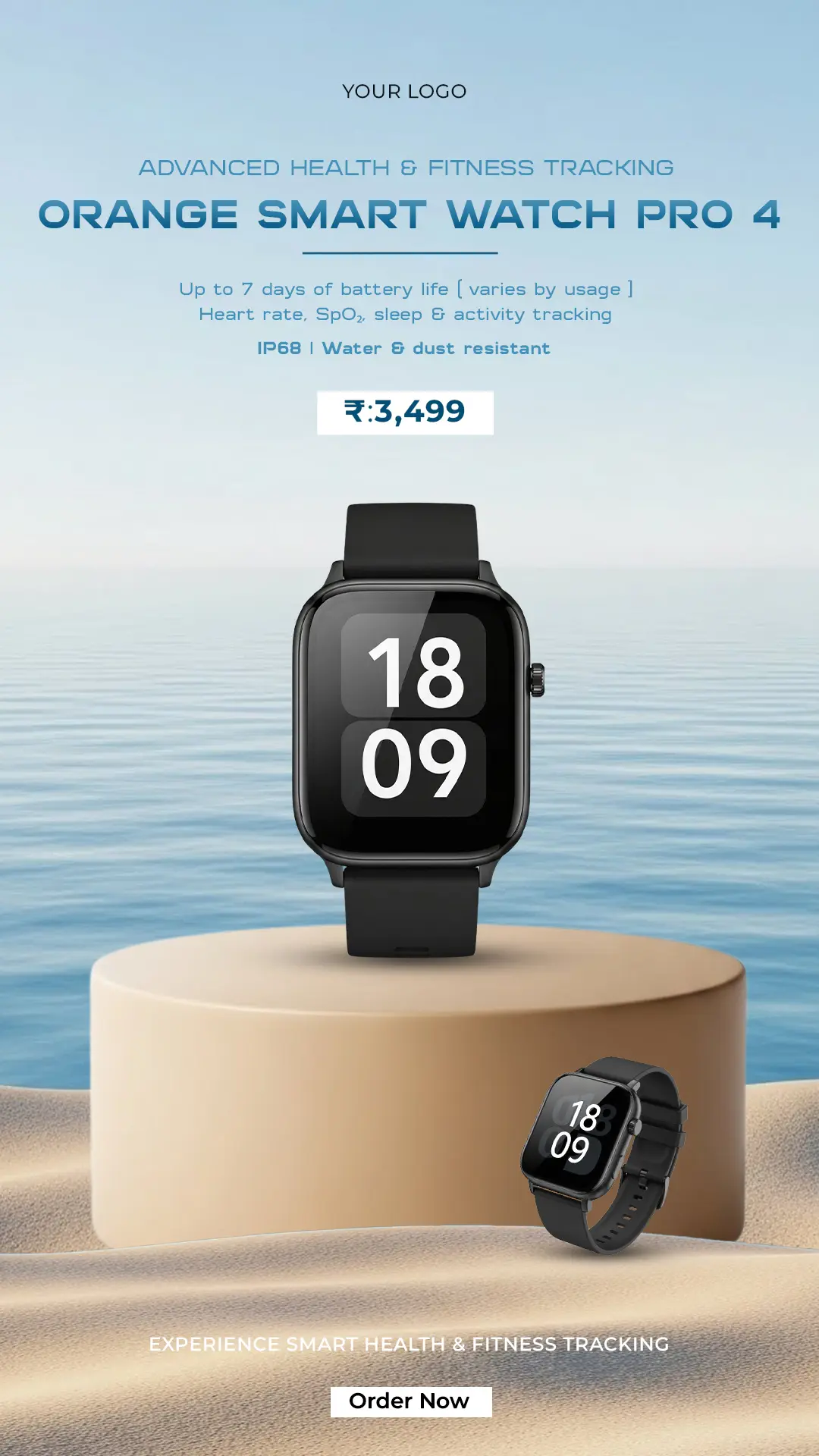 Advanced Smartwatch Health & Fitness Promo