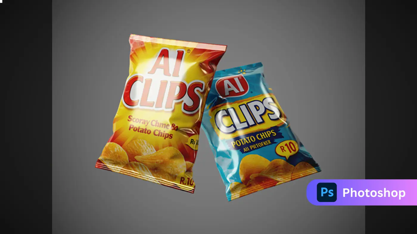 Potato Chips Packet Mockup