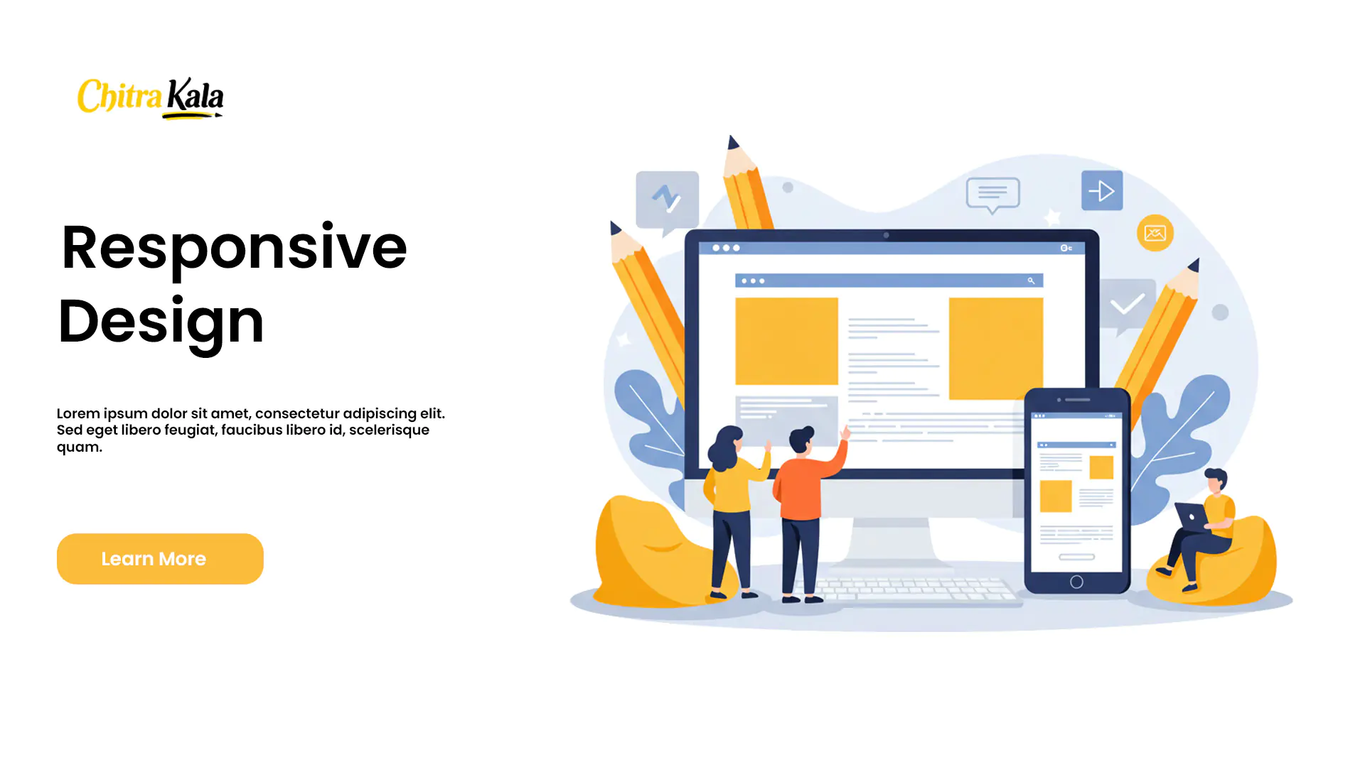 Responsive Design Illustration Template