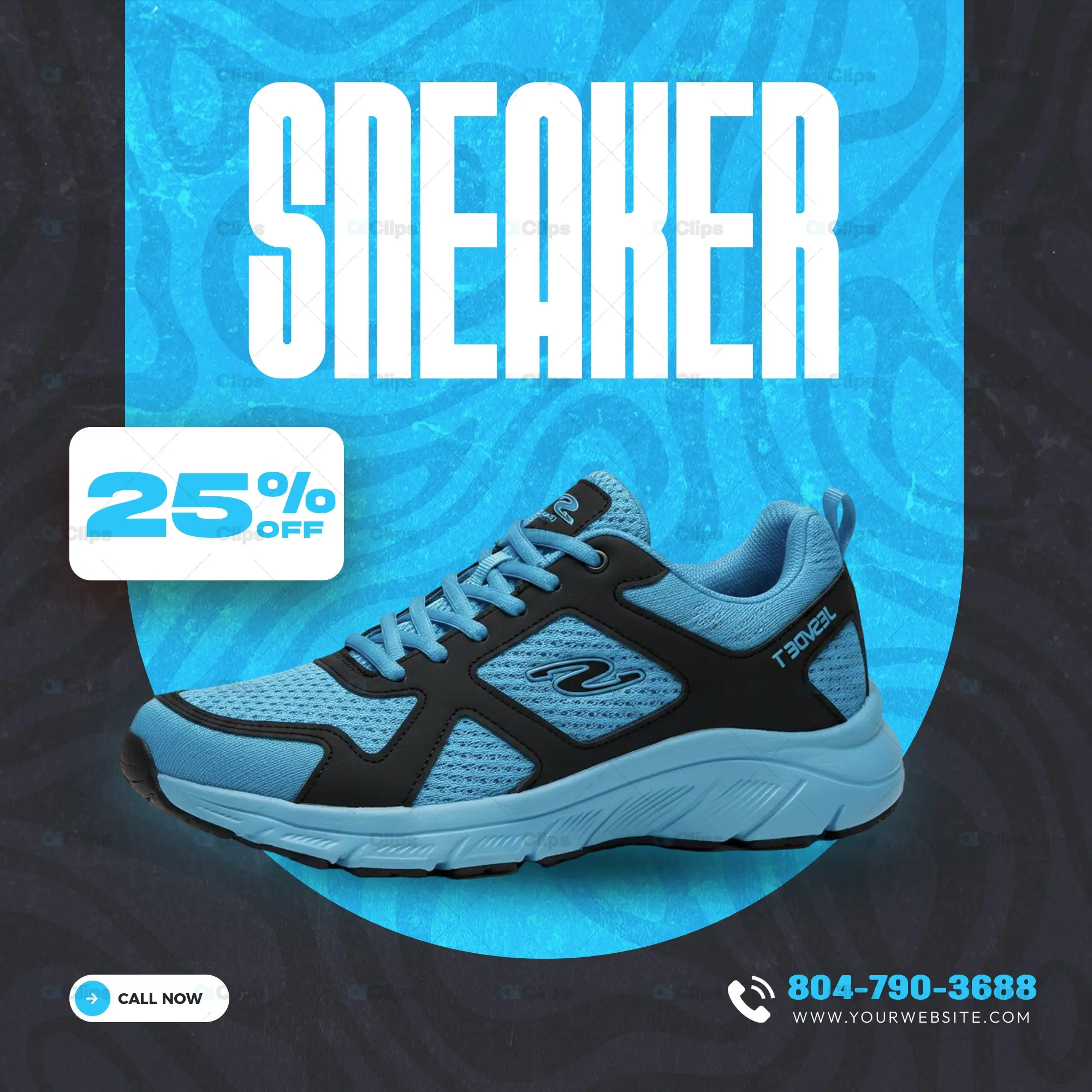 Sneaker Sale Promotion PSD