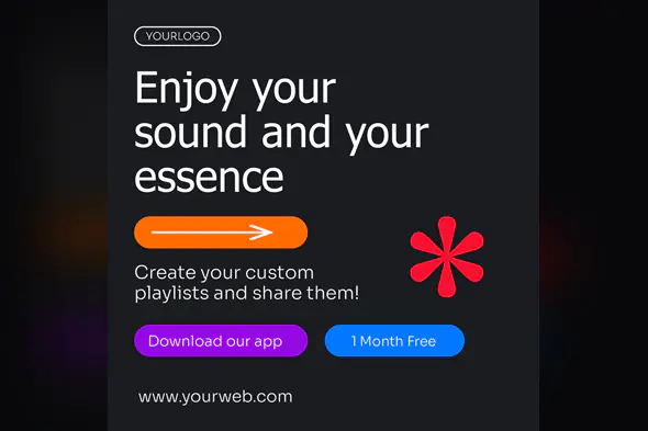 Music App Promotion Template