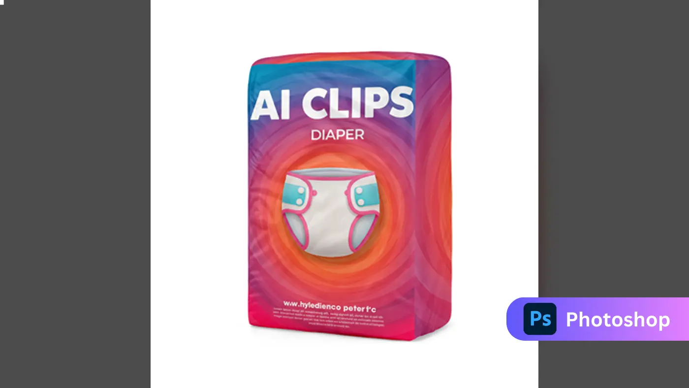 Diaper Packaging Mockup