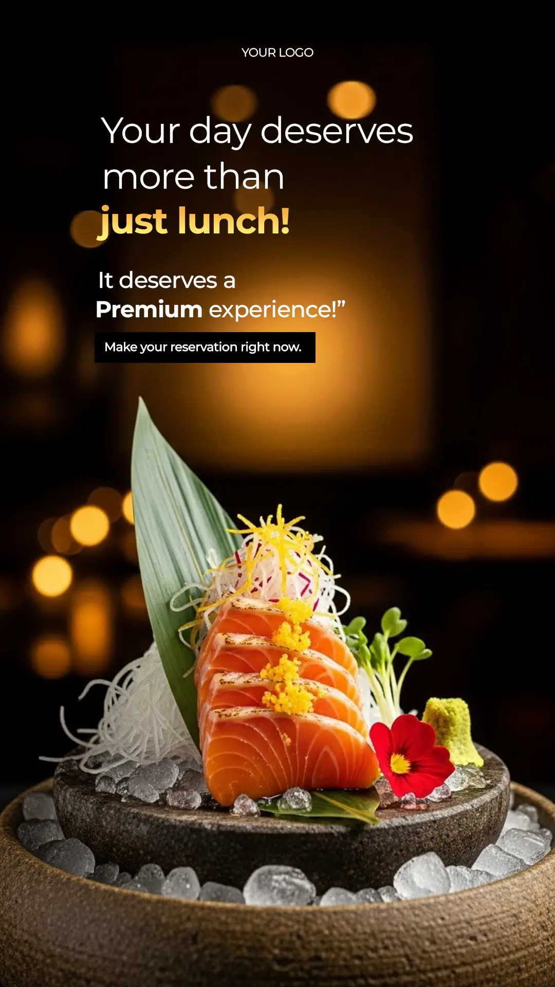Premium Japanese Restaurant Promo Template