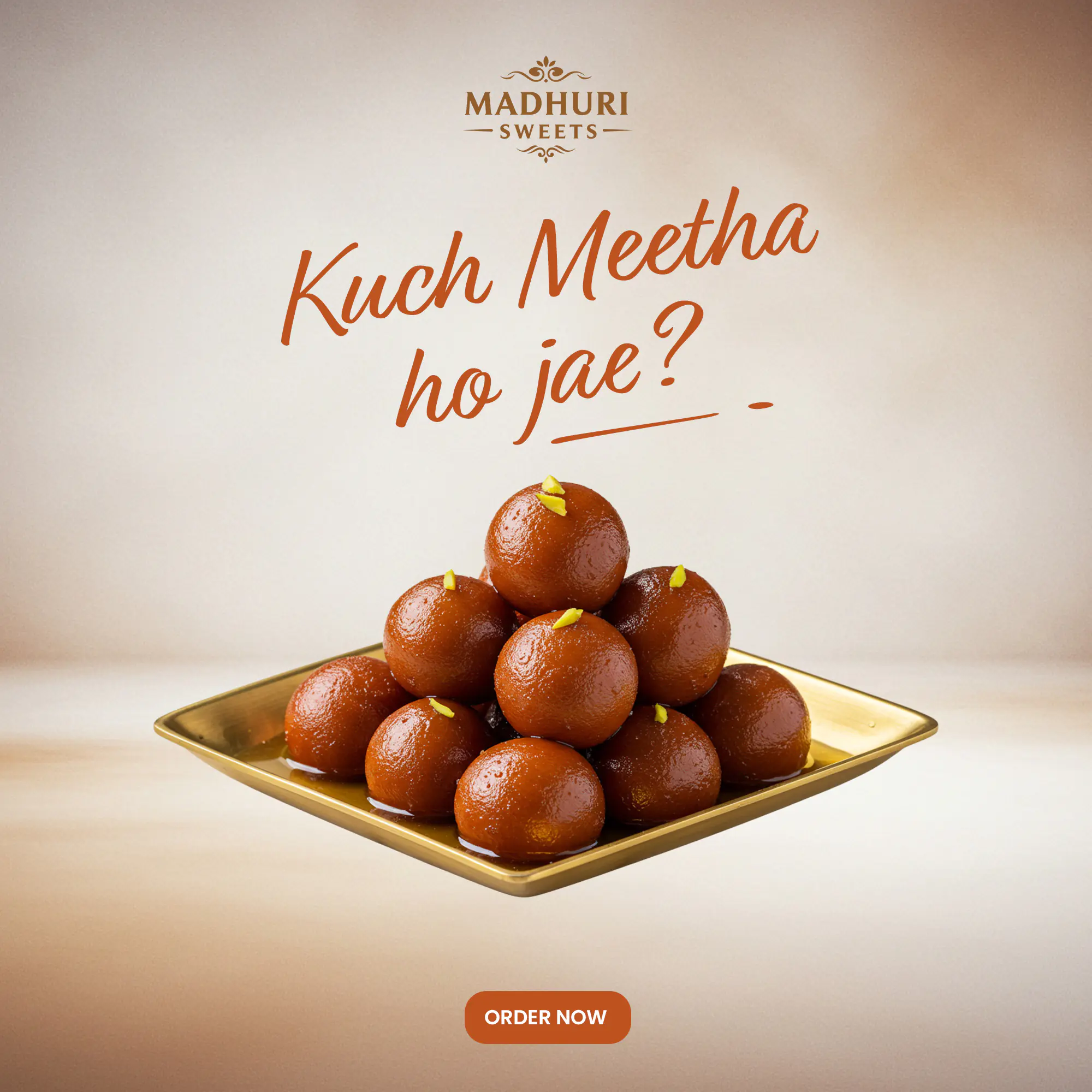 Gulab Jamun Social Media Ad Template