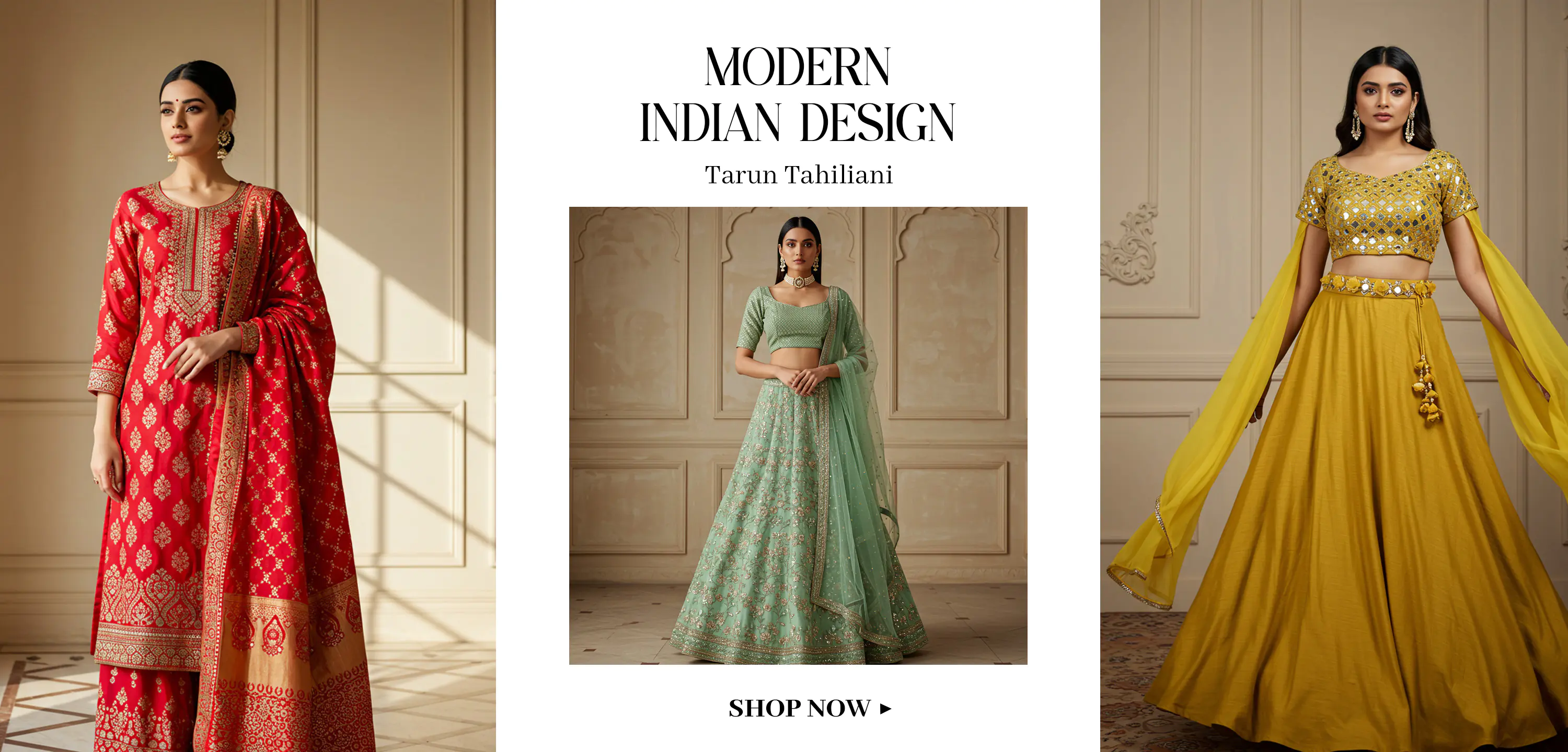 Modern Indian Fashion Showcase Template