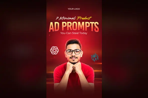 Marketing Ad Prompts Thumbnail Template