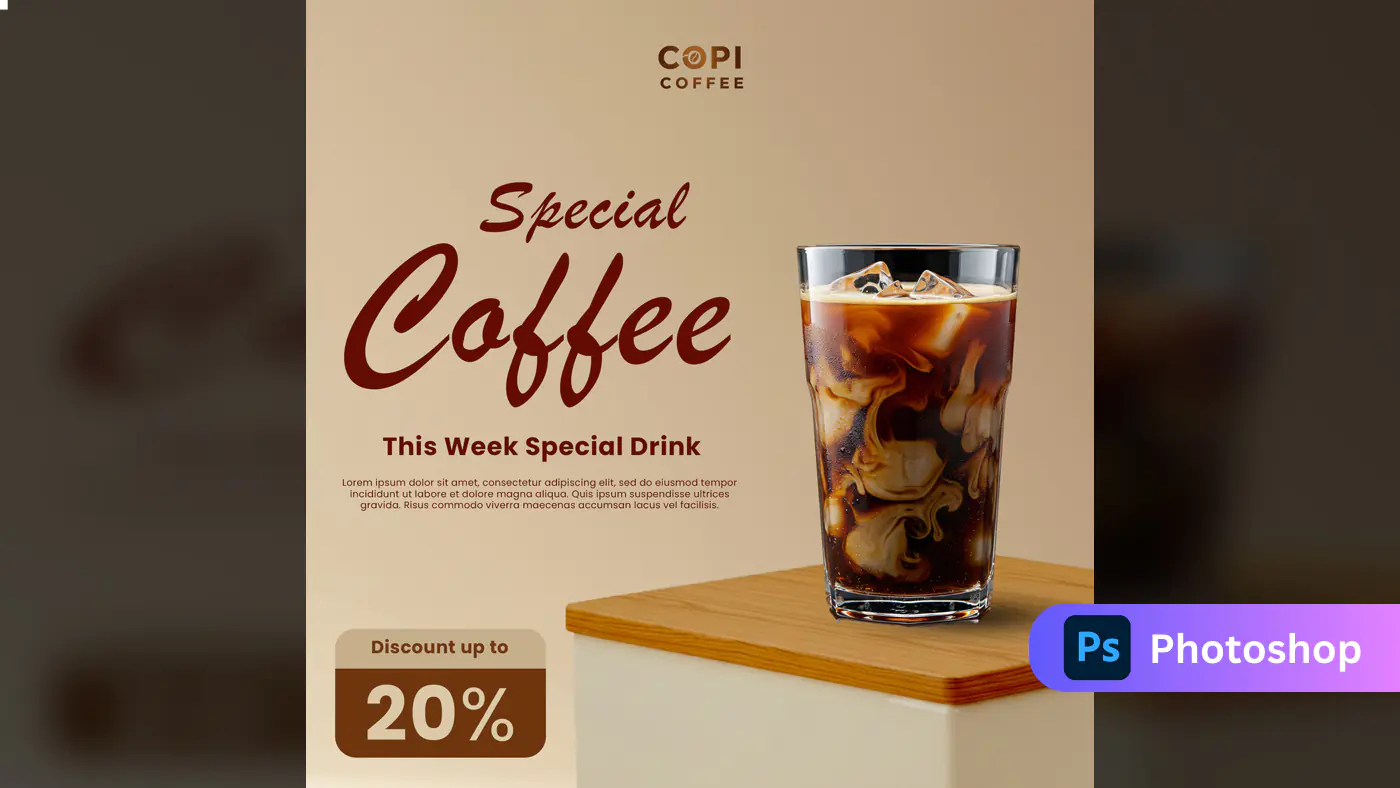 Copi Coffee Special Promotion Template