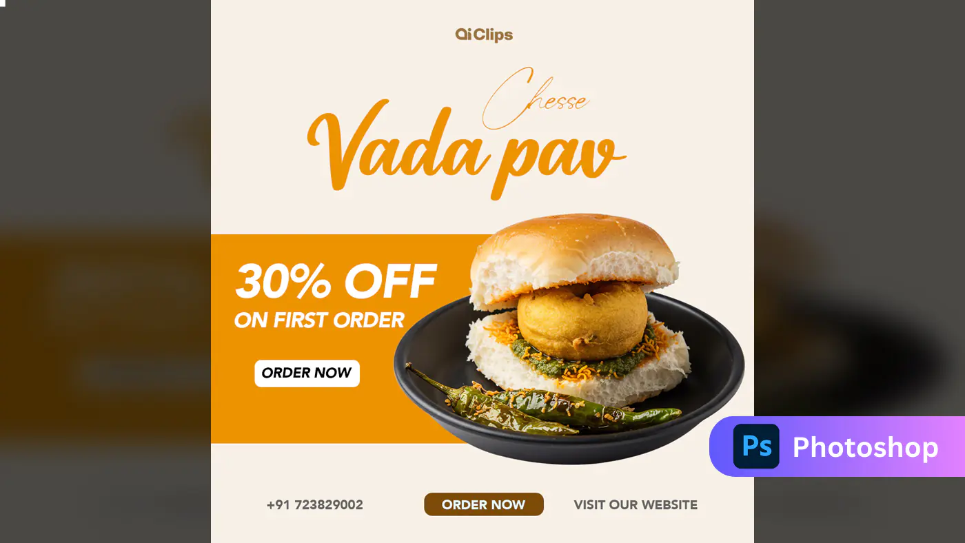Enhanced Vada Pav Promotion Template
