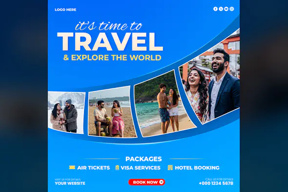 Travel Agency Social Media Template