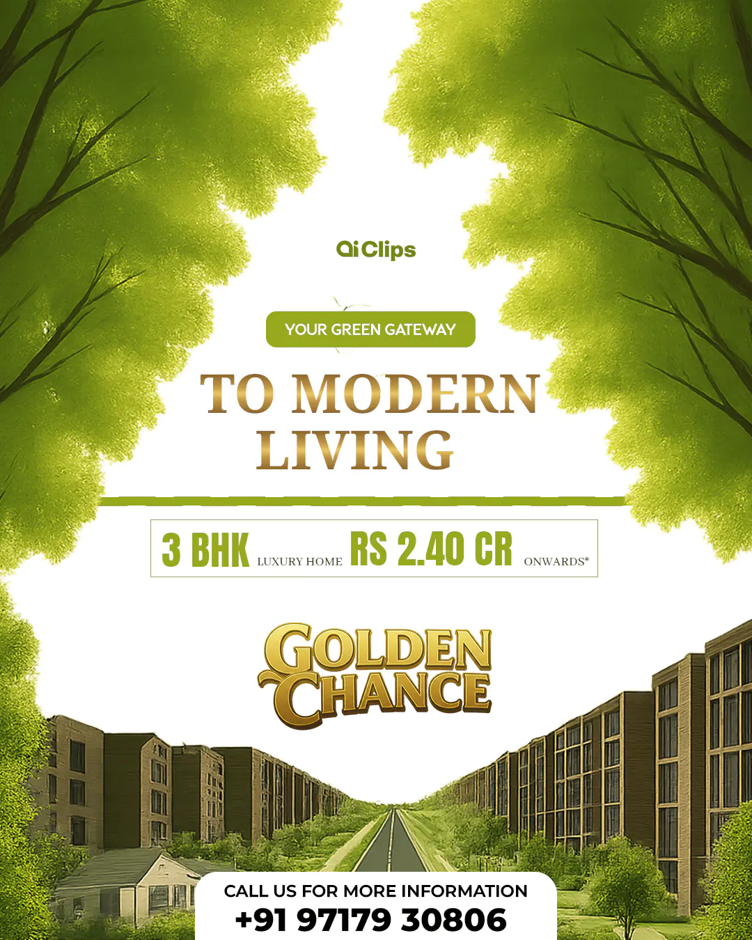 Eco-Friendly Housing Complex Advertisement
