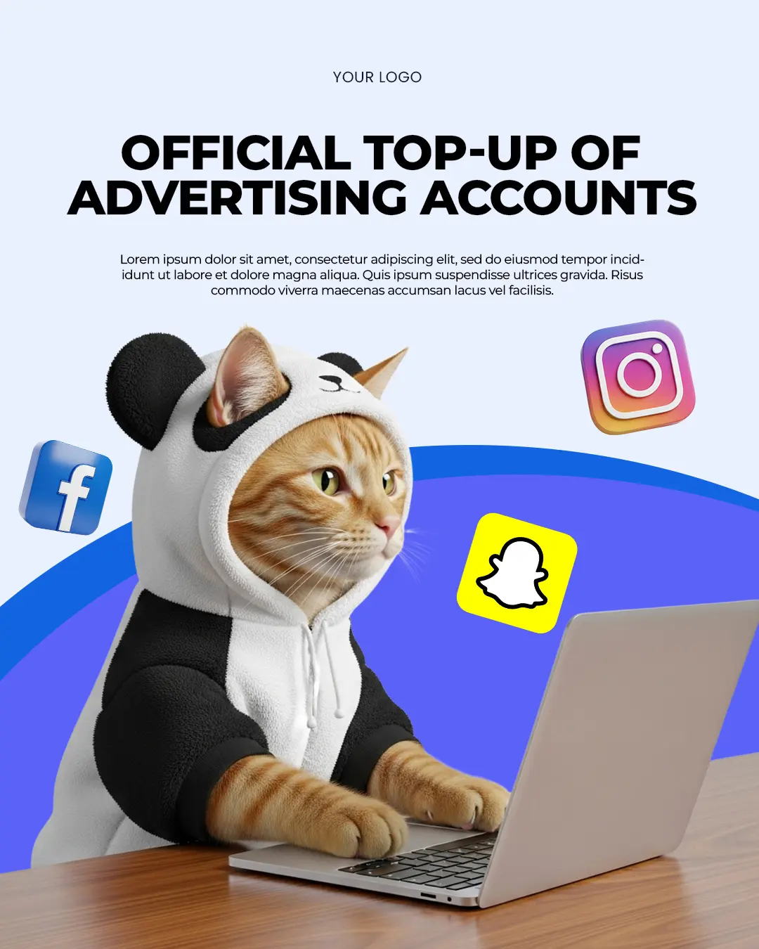 Social Media Advertising Agency Flyer Template
