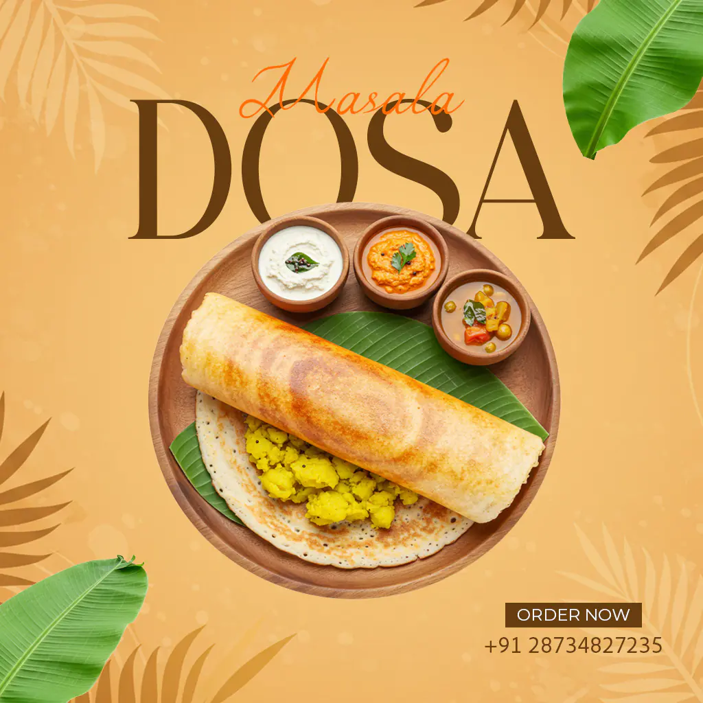 South Indian Dosa Promotion Template