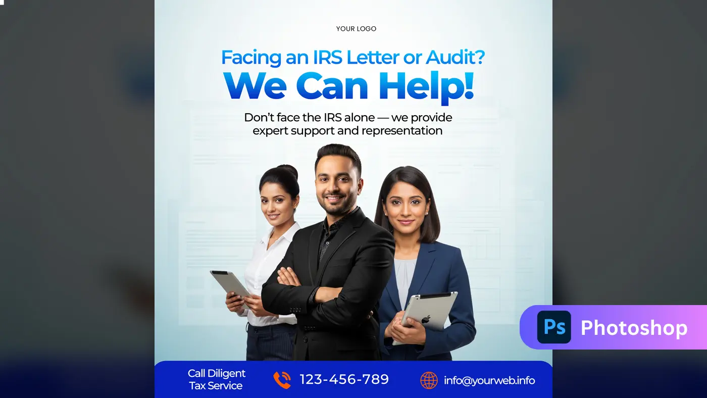 Tax Advisory & Audit Support Promo Template