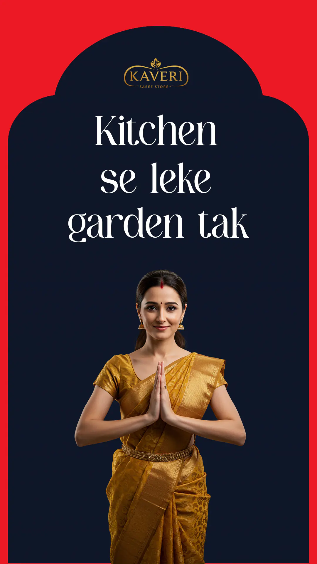 Kaveri Saree Store Promotional Banner