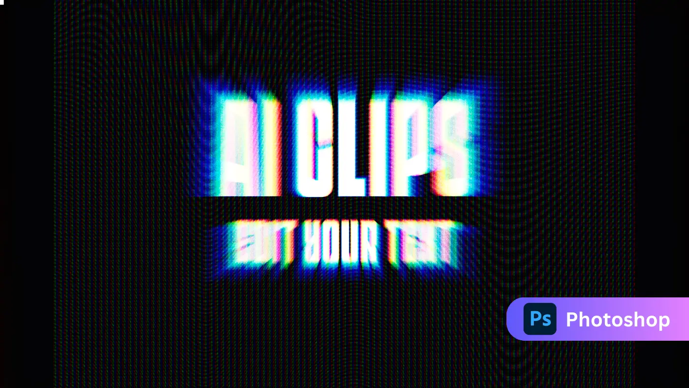 Glitch Text Effect  Distorted Cyberpunk Typography