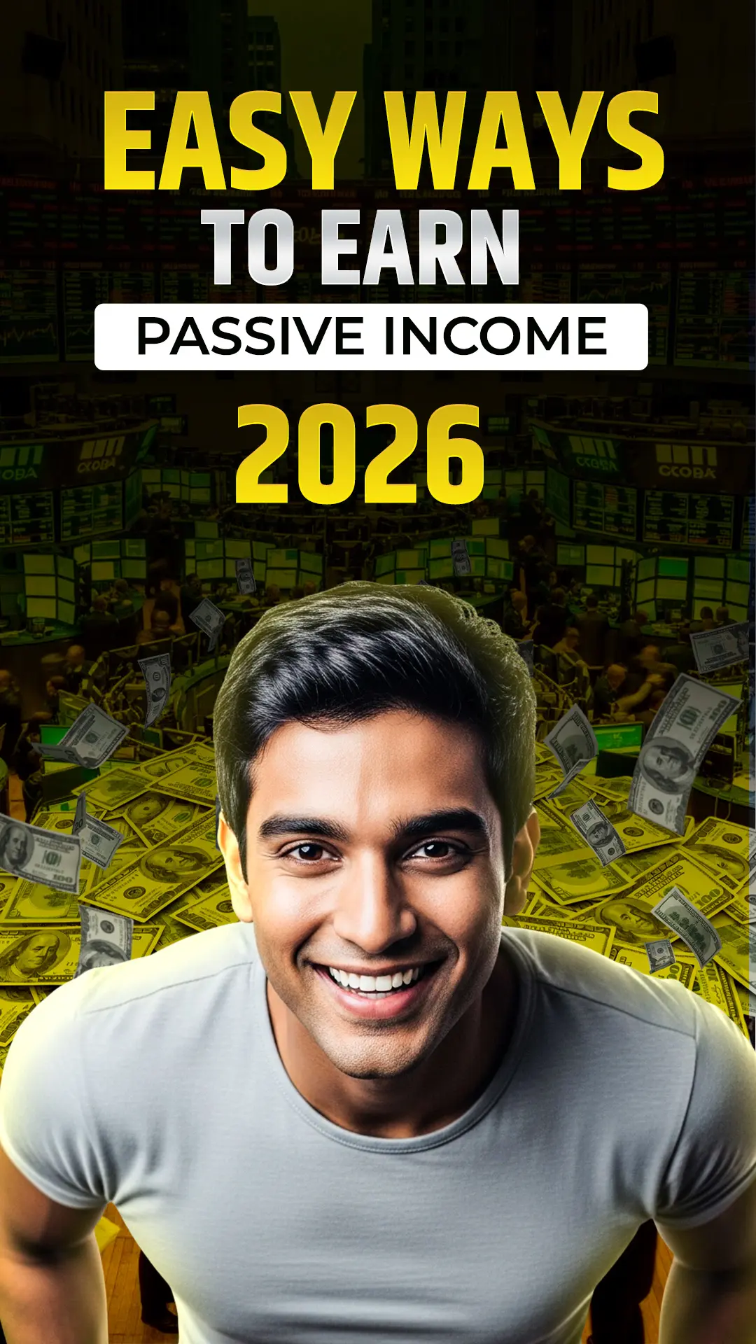 Passive Income Guide 2026 Thumbnail Template