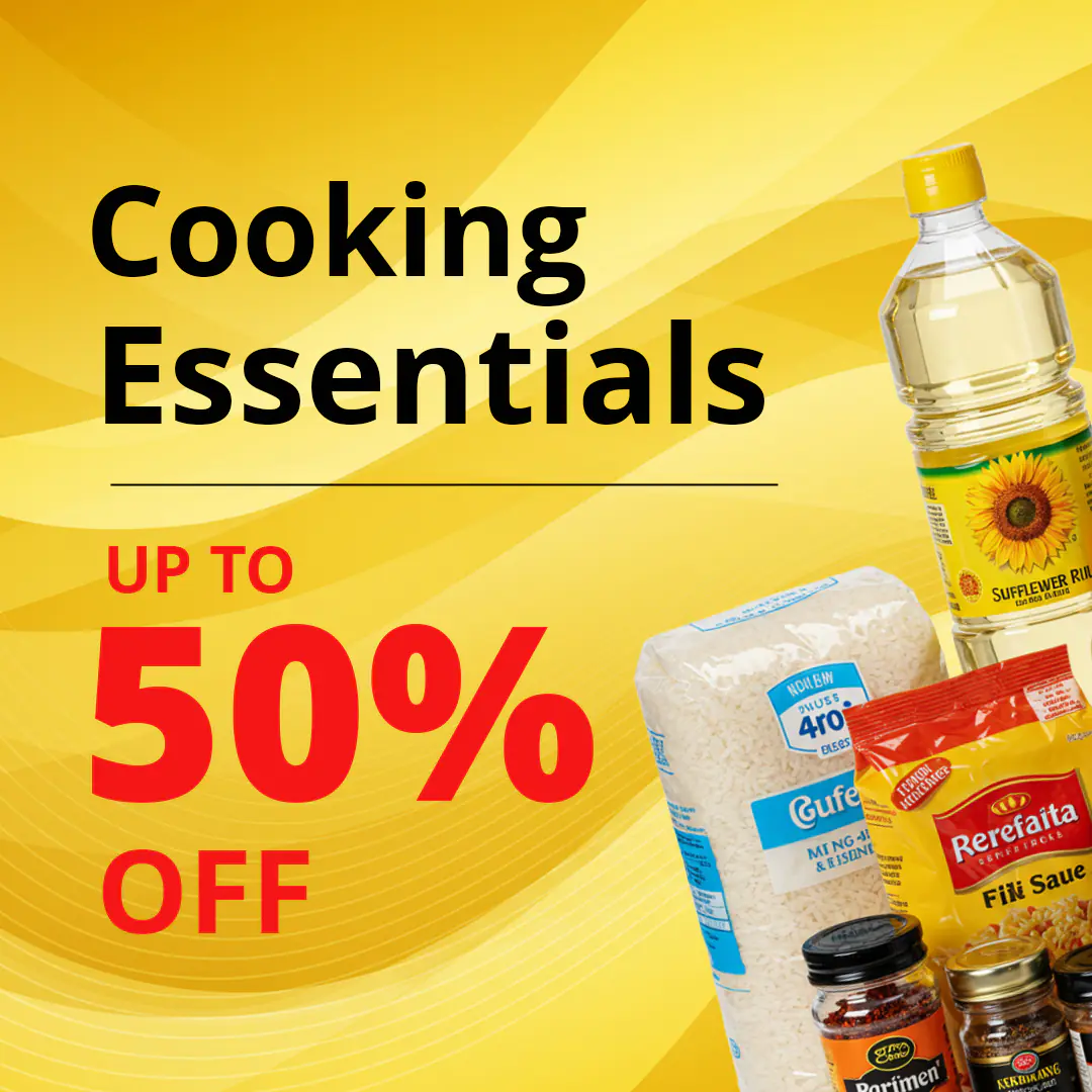 Cooking Essentials Sale Banner Template