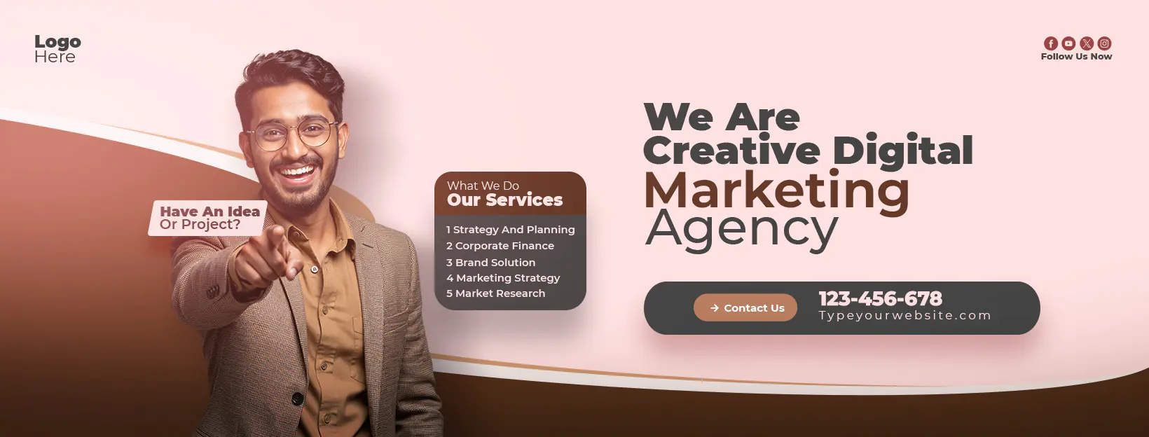 Digital Marketing Agency Banner Template
