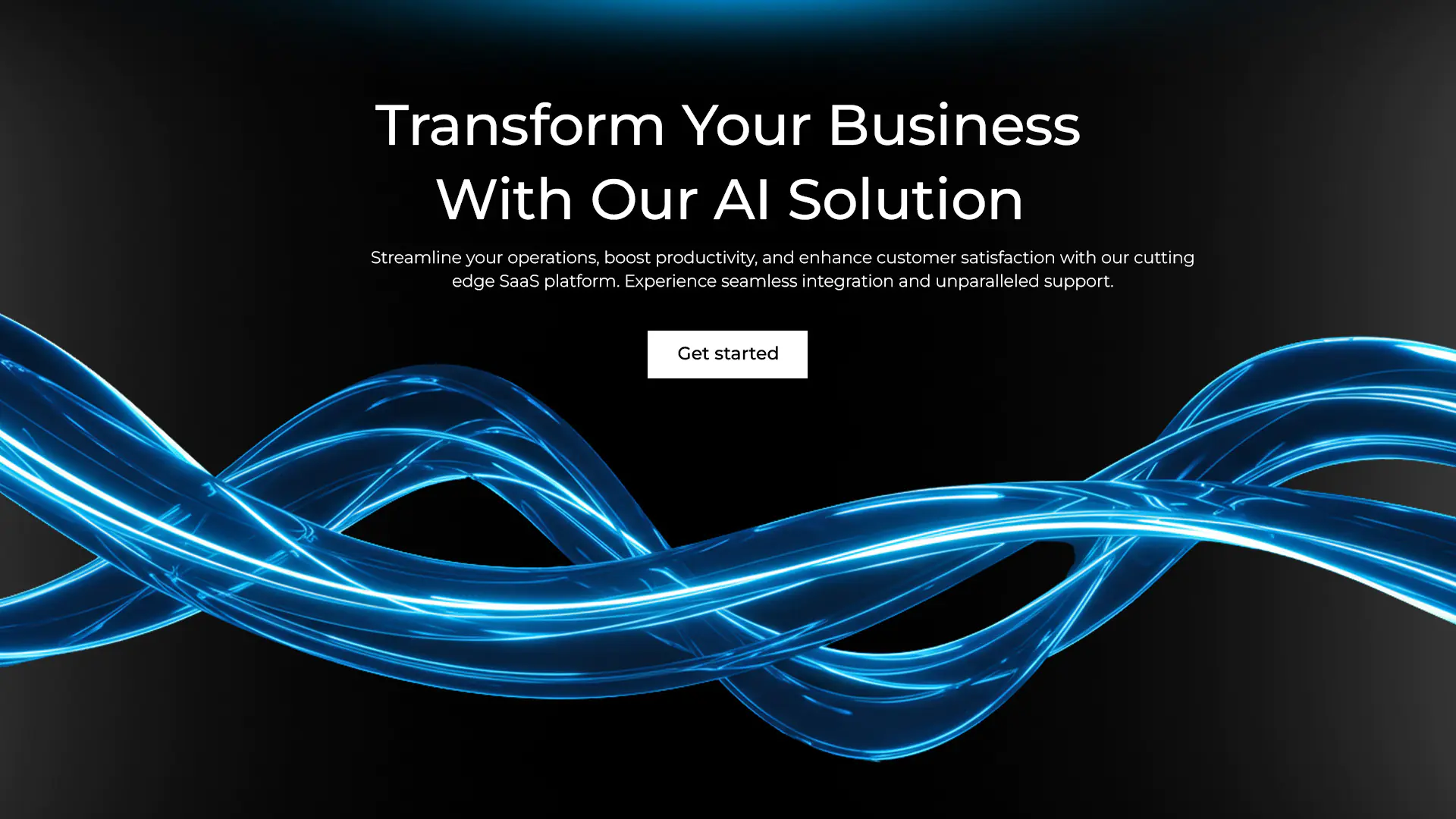 AI Solution Landing Page Template