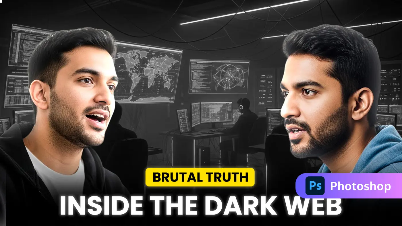 Dark Web Investigation YouTube Thumbnail Template