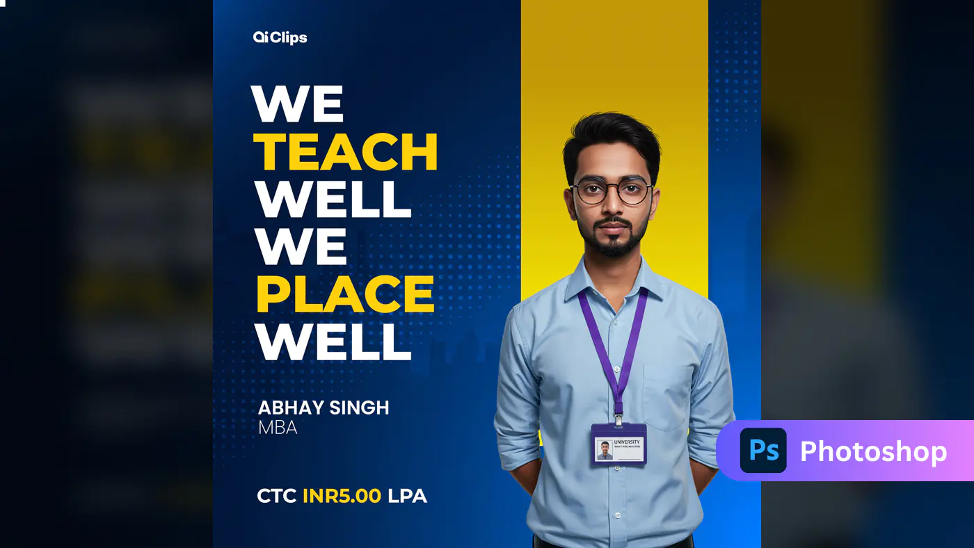 expert-level Education and Placement Ad Template