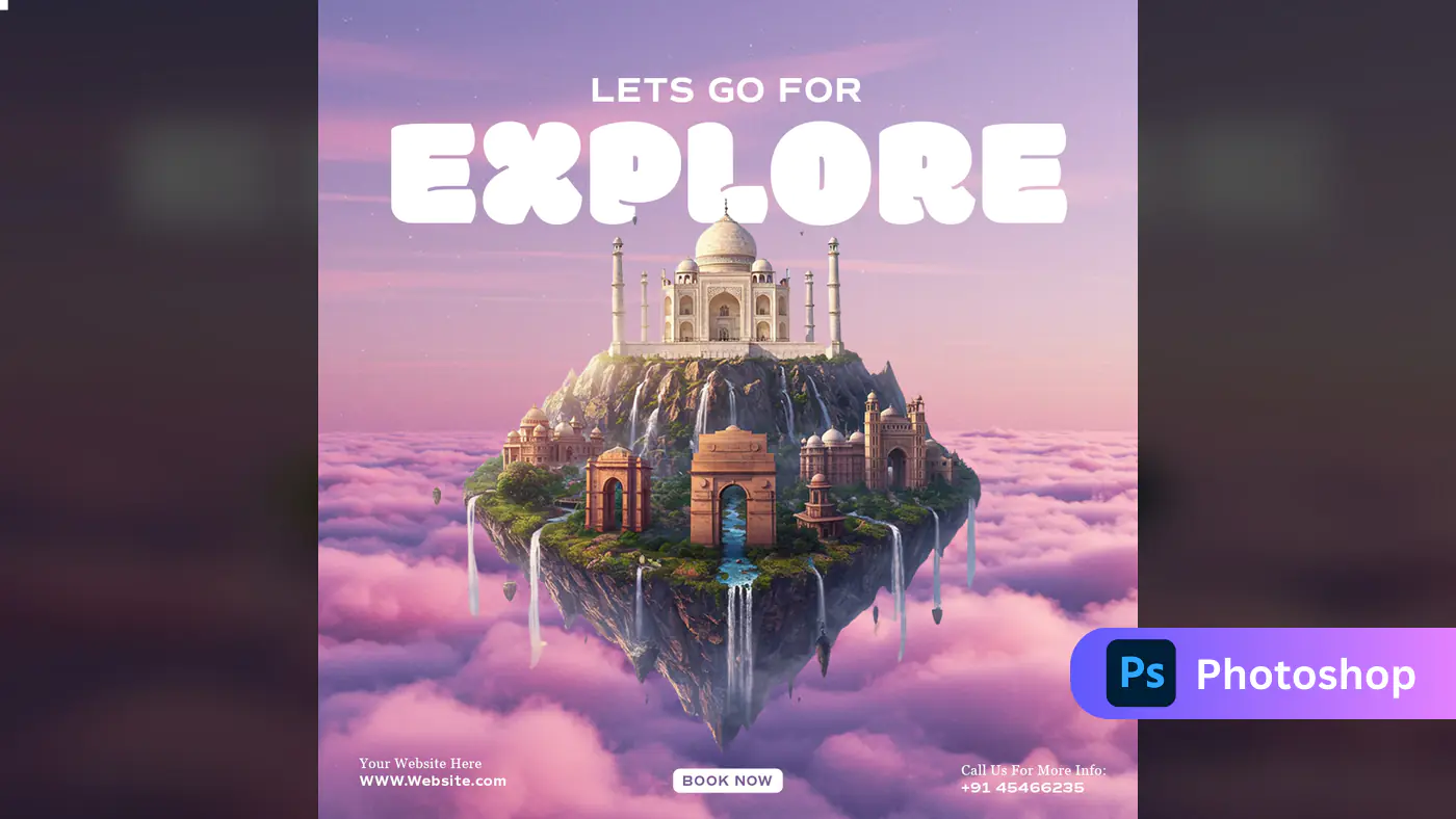 Fantasy India Travel Flyer Template