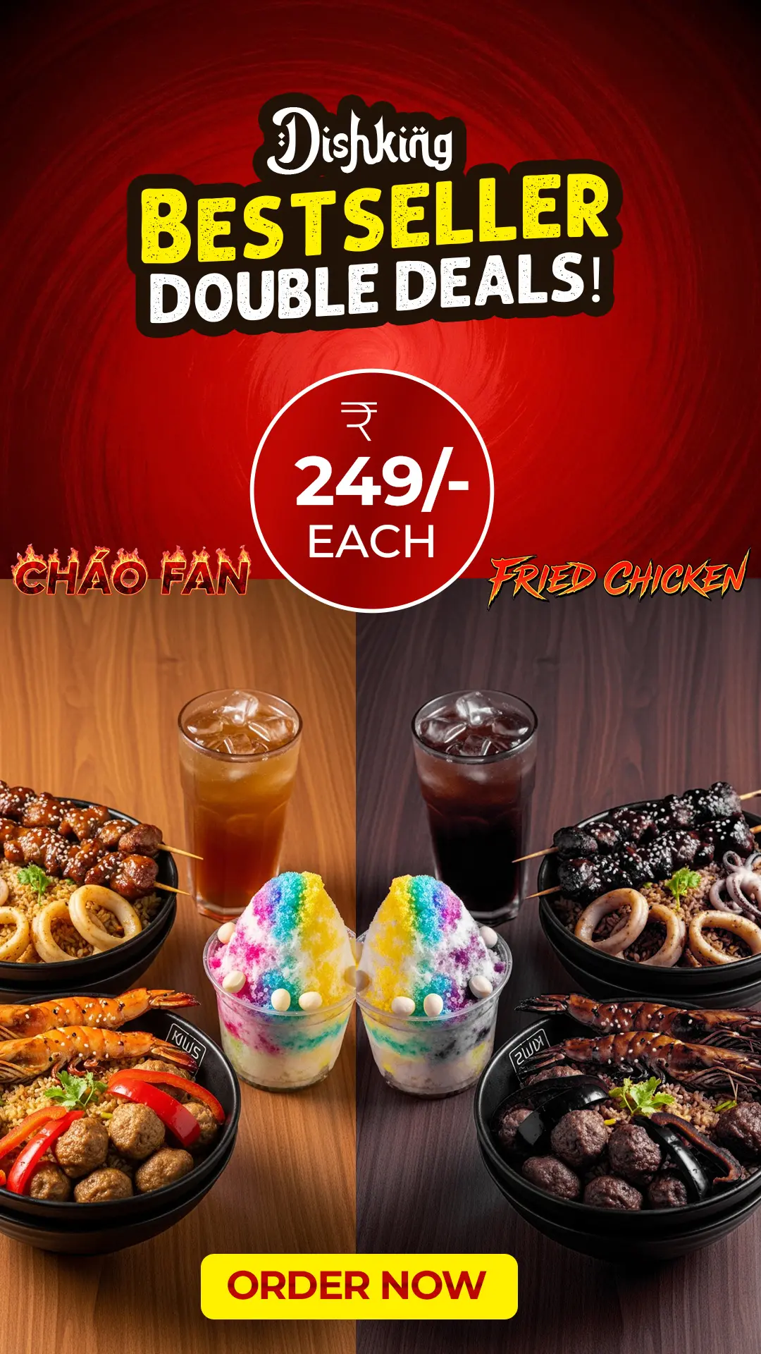 Dishking Restaurant Food Promotion Template
